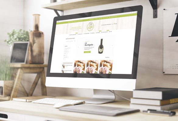 Création du site internet du Panier de Pomone qui vend des produits bio locaux